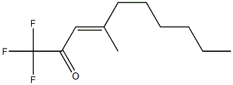 Trifluoromethyl[(E)-2-methyl-1-octenyl] ketone 结构式