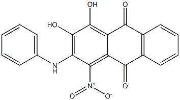 2-Anilino-3,4-dihydroxy-1-nitroanthraquinone