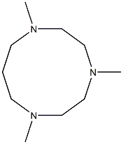 1,4,7-Trimethyl-1,4,7-triazacyclodecane 结构式