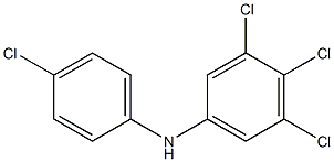 3,4,5-Trichlorophenyl 4-chlorophenylamine 结构式