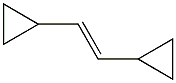 (E)-1,1'-ビニレンビスシクロプロパン 化学構造式