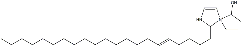 1-Ethyl-2-(5-henicosenyl)-1-(1-hydroxyethyl)-4-imidazoline-1-ium Structure