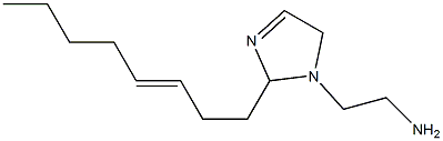 1-(2-Aminoethyl)-2-(3-octenyl)-3-imidazoline,,结构式