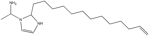 1-(1-Aminoethyl)-2-(12-tridecenyl)-4-imidazoline Structure