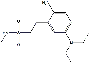 2-Amino-5-(diethylamino)-N-methylbenzeneethanesulfonamide|