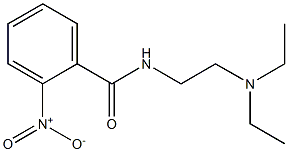 N-[2-(Diethylamino)ethyl]-2-nitrobenzamide 结构式