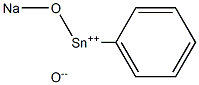 Phenyl(sodiooxy)tin(IV) oxide Struktur