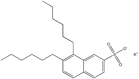 7,8-Dihexyl-2-naphthalenesulfonic acid potassium salt