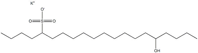 16-Hydroxyicosane-5-sulfonic acid potassium salt