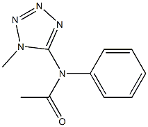 N-Phenyl-N-acetyl-1-methyl-1H-tetrazol-5-amine 结构式