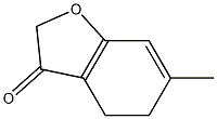 4,5-Dihydro-6-methylbenzofuran-3(2H)-one Struktur