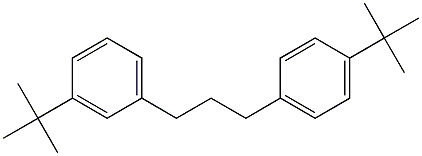 1-(3-tert-Butylphenyl)-3-(4-tert-butylphenyl)propane Structure