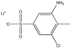 3-Amino-5-chloro-4-methylbenzenesulfonic acid lithium salt