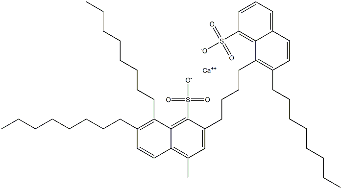 Bis(7,8-dioctyl-1-naphthalenesulfonic acid)calcium salt