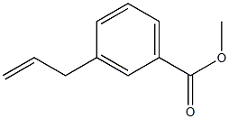 3-(2-プロペニル)安息香酸メチル 化学構造式
