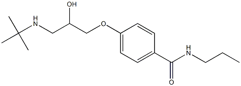 1-[4-[Propylcarbamoyl]phenoxy]-3-[tert-butylamino]-2-propanol