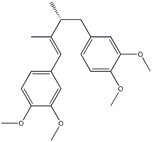  [R,(-)]-1,4-Bis(3,4-dimethoxyphenyl)-2,3-dimethyl-1-butene