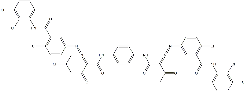 3,3'-[2-(1-Chloroethyl)-1,4-phenylenebis[iminocarbonyl(acetylmethylene)azo]]bis[N-(2,3-dichlorophenyl)-6-chlorobenzamide]|