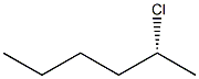 [R,(-)]-2-Chlorohexane Structure