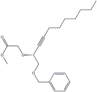 [[(R)-1-(Benzyloxymethyl)-2-decynyl]oxy]acetic acid methyl ester|
