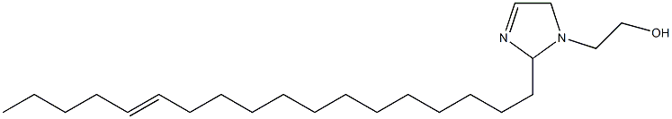 2-(13-Octadecenyl)-3-imidazoline-1-ethanol Structure