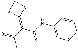 2-(1,3-Dithietan-2-ylidene)-3-oxo-N-phenylbutyramide|