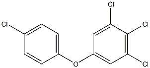 3,4,5-Trichlorophenyl 4-chlorophenyl ether Structure