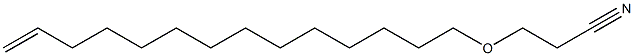 3-(13-Tetradecenyloxy)propionitrile Structure