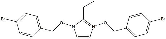 1,3-Bis(4-bromobenzyloxy)-2-ethyl-1H-imidazol-3-ium