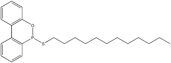 10-Laurylthio-9,10-dihydro-9-oxa-10-phosphaphenanthrene,,结构式