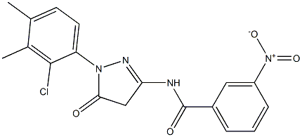 1-(2-Chloro-3,4-dimethylphenyl)-3-(3-nitrobenzoylamino)-5(4H)-pyrazolone