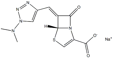 (5R,6Z)-6-[[1-(Dimethylamino)-1H-1,2,3-triazol-4-yl]methylene]-7-oxo-4-thia-1-azabicyclo[3.2.0]hept-2-ene-2-carboxylic acid sodium salt