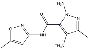 3-Methyl-4-diazonio-5-[[(5-methyl-3-isoxazolyl)amino]carbonyl]-1H-pyrazol-1-ide