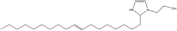 2-(8-Octadecenyl)-4-imidazoline-1-ethanol Structure
