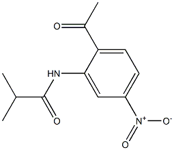 N-(2-Acetyl-5-nitrophenyl)-2-methylpropanamide Structure