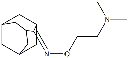 Adamantan-2-one O-[2-(dimethylamino)ethyl]oxime Structure