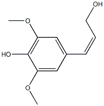 cis-Sinapyl alcohol 结构式