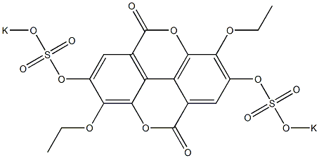  2,7-Bis(potassiooxysulfonyloxy)-3,8-diethoxy[1]benzopyrano[5,4,3-cde][1]benzopyran-5,10-dione