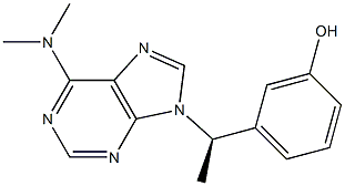  9-[(R)-1-(3-Hydroxyphenyl)ethyl]-N,N-dimethyl-9H-purin-6-amine