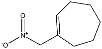 1-(Nitromethyl)-1-cycloheptene Structure