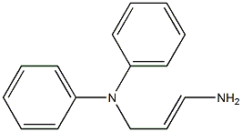 N,N-Diphenyl-2-propene-1,3-diamine 结构式