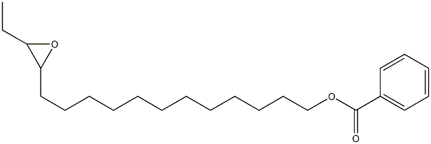 Benzoic acid 13,14-epoxyhexadecan-1-yl ester Structure