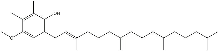 2,3-Dimethyl-4-methoxy-6-[(2E)-3,7,11,15-tetramethyl-2-hexadecenyl]phenol|