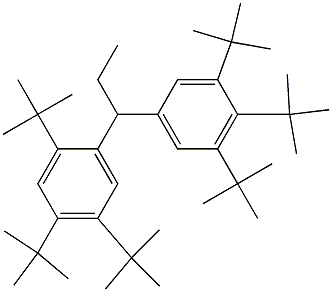 1-(2,4,5-Tri-tert-butylphenyl)-1-(3,4,5-tri-tert-butylphenyl)propane Structure