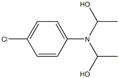 N,N-Bis(1-hydroxyethyl)-4-chloroaniline Structure