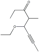 4-Ethoxy-5-methyl-2-octyn-6-one Structure