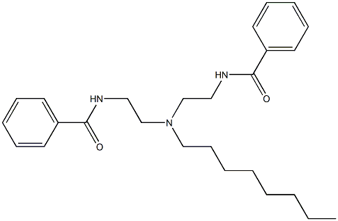 N,N'-[Octyliminobis(2,1-ethanediyl)]bisbenzamide,,结构式