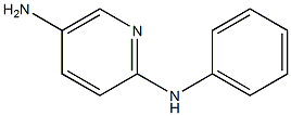 2-(フェニルアミノ)-5-ピリジンアミン 化学構造式