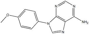 9-(4-Methoxyphenyl)-9H-purine-6-amine Structure