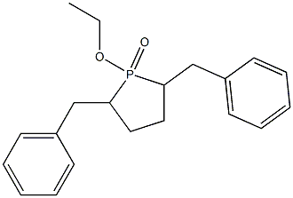 2,5-Dibenzyl-1-ethoxy-1-oxo-1,1,2,3,4,5-hexahydro-1H-phosphole,,结构式